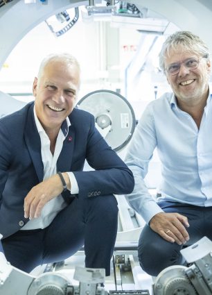 Adwin de Vocht (Global Account Manager) links en Bert Padding (Project Manager)